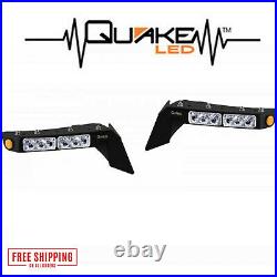 Quake LED Fender Chop Kit With Turn Signal Fits 2018-2019 Jeep Wrangler JL Rubicon