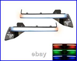 Quake LED Slim DRL Fender Chop Kit RGB Turn Signal Lights for Gladiator Overland