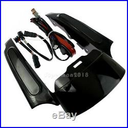 Rear Fender Extension Turn Signal Brake Run LED Fit For Harley Touring 2009-2013