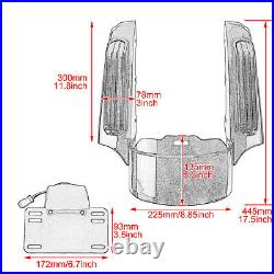 Rear Fender Fascia LED Light For Harley Touring Road King Street Glide 2014-2023