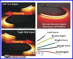 Rear Fender LED Brake Turn Signal Taillight For Suzuki Boulevard M109R M90 06-Up