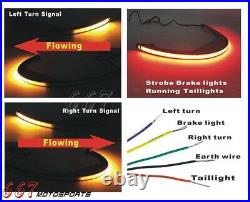 Rear Fender LED Turn Signal Brake Tail Light for 2006-UP Suzuki Boulevard M109R