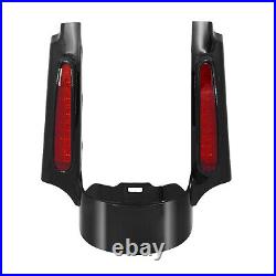 Rear Fender Run Brake LED Turn Signal Light Fit For Harley Touring Glide 2009-13