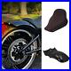 Rear Short Fender with Turn Signal LED Light + Red Line Solo Driver Rider Seat