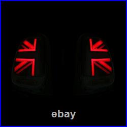 Red Union Jack LED Taillights For 14-19 F56 Mini Cooper Base & S