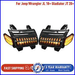 SUPAREE LED Fender Turn Signal Lights DRL for Jeep Wrangler JL Gladiator Rubicon