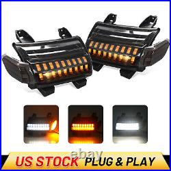 Sequential LED Fender Lights Kits Turn Signal DRL for Jeep Wrangler JL JLU 18-23