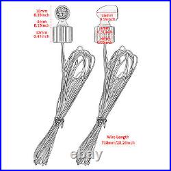 Short Rear Fender LED Mini Turn Signal Kit Fit For Harley Fat Boy Breakout 18-23