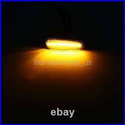 Smoke LED Side Fender Turn Signal Light Lamp-Repeater FIT Mitsubishi Lancer EVOX