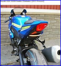 Suzuki GSXR-1000R Fender Eliminator Integrated Turn Signals 2017 + GSXR1000 NRC