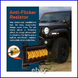 TRUE MODS LED Fender Side Marker Turn Signal Light Kit Compatible with Jeep W