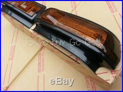 Toyota Corolla CP Coupe AE86 Front Fender Turn signal Lens set NEW Genuine OEM