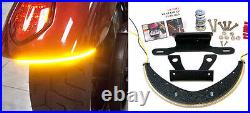 Victory Vegas LED Fender Turn Signal Kit with Tag Light and Bracket Smoked Lens