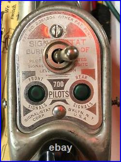 Vintage auto TRUCK Van turn SIGNAL STAT Burn Out Proof Directional SWITCH Old