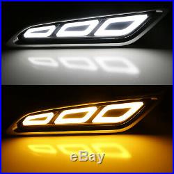 White/Amber Switchback Sequential LED Side Marker Light For 17-up Nissan Armada