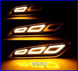 White/Amber Switchback Sequential LED Side Marker Light For 17-up Nissan Armada