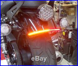 Yamaha Bolt Fender Eliminator LED Turn Signal Light Bar Kit Clear Lens